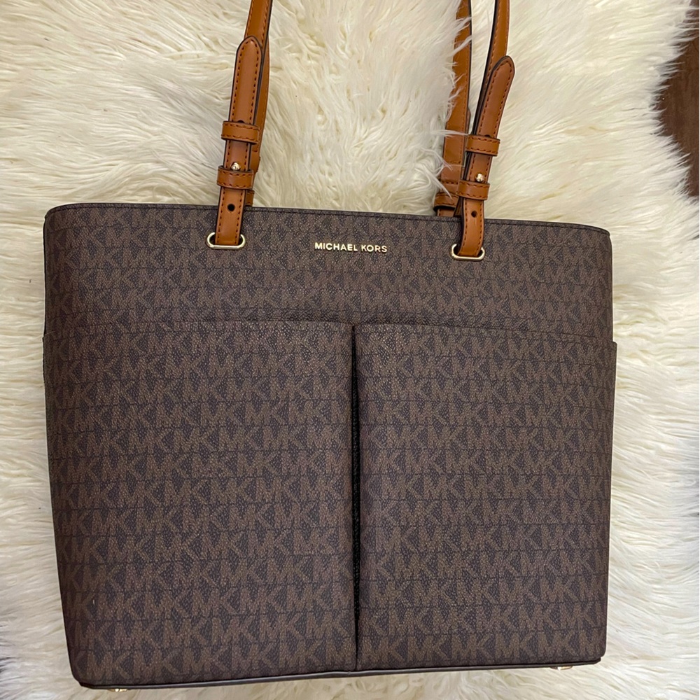 Michael Kors Bedford Medium Logo Tote Bag
